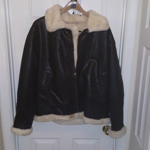Leather Shearling